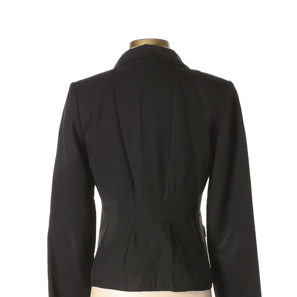 Nordstrom Halogen black work office blazer size 4 - Picture 2 of 6